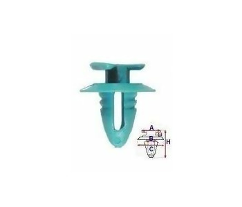 {Katagori} / (115411)KAPI KOLCAK KLIPSI-BUTON-TAVAN DOSEME KLIPS GRI DB (DOBLO)DOBLO [ERMAK115411] 