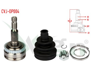 {Katagori} / AKS KAFASI R-L ON DIS VECTRA B (96-01) 1.6 16V ABSLI 29 DIS 22X33X52 L: 158,5 MM 1995-2002(OP-1027A [WGN-CVJ-OP004] 