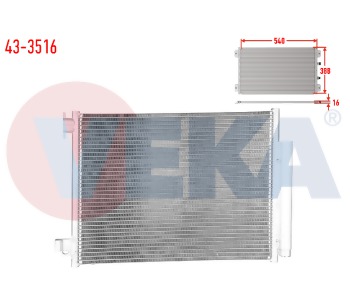 {Katagori} / KLIMA RADYATORU CLIO IV 1.5 DCI 2012- 921006454R 921006843R [VEKA-43-3516] 
