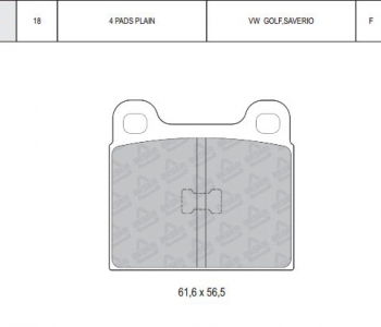 {Katagori} / ON BALATA TK. VW GOLF-SAVEROI [BES-3483] 