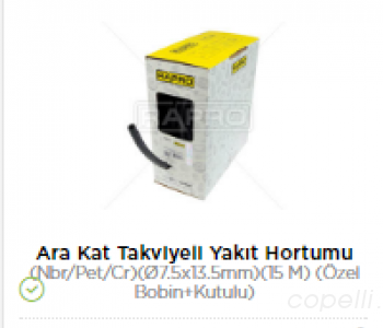 {Katagori} / ISI MUHAFAZA HORTUMU TURBO INTERCOOLER [R10675X] 