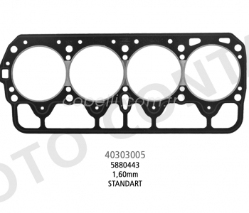 {Katagori} / (40303005) 1600 SILINDIR KAPAK CONTASI 1,60 MM STANDART [OTC-40303005] 
