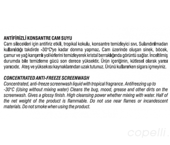 {Katagori} / ANTIFIRIZLI KONSANTRE CAM SUYU (250 ML.)*(50 AD.) [TECHNO-51567] 