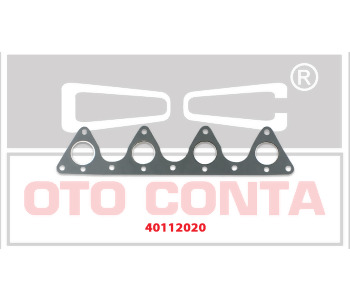 {Katagori} / RENAULT 21 2000 EKSOZ MANIFOLT CONTA 1,20MM SACLI KLINGRIT TEKLI AMB J5R-J6R-J7R-J7T 7700855383 [OTC-40112020] 