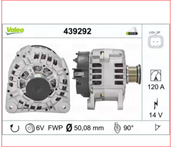 {Katagori} / ALTERNATOR 120A LGN II-TRAFIC II-MASTER II 1.9DCI-VIVARO II 2.0 16V 7700426849 [VALEO439292] 