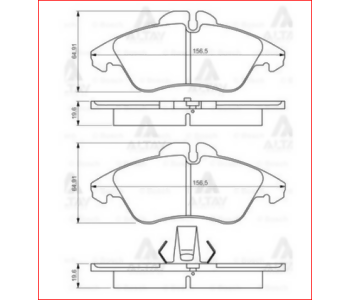 {Katagori} / FREN DISK BALATA TK. ON VOLT 97- 2.5TDI [KRL035] 