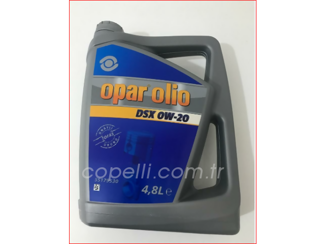 55179530 OPAR OLIO MOTOR YAGI 0W20 DSX (PLS,4,8L) 