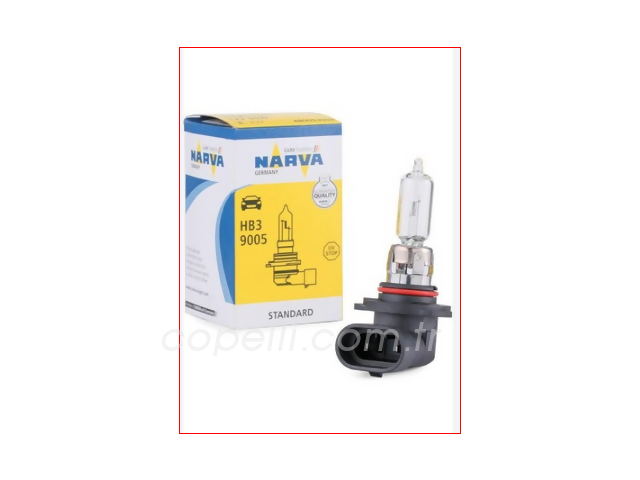NARVA-48005 AMPUL (9005) 12V 65W HB3 HALOJEN [NARVA 48005] 